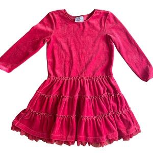 Hanna Andersson velvet twirl dress-sz 110/5T